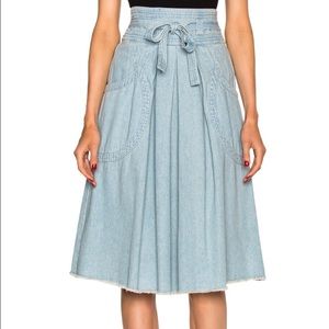Ulla Johnson Denim Skirt